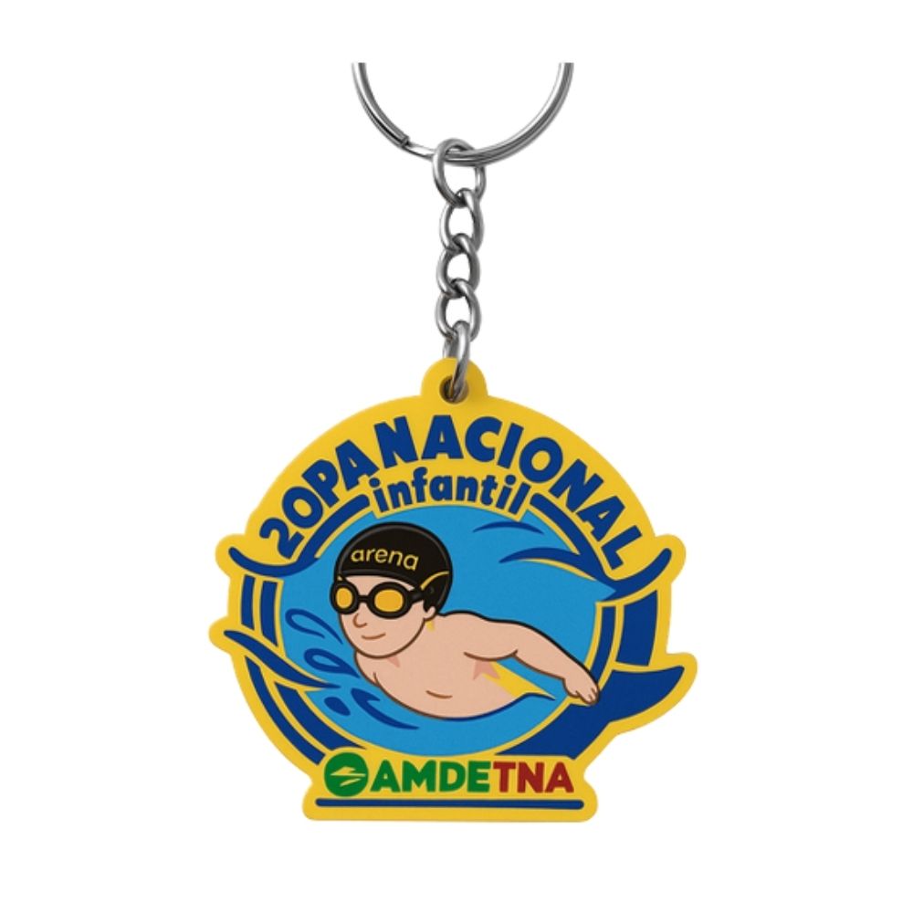 Custom 3D Rubber Keychains - Order Online