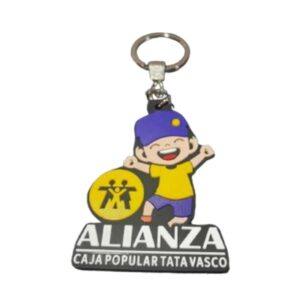 Custom 3D Rubber Keychains - Free Design Proof & Quote