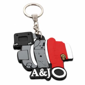Custom 3D Rubber Keychains - Free Design Proof & Quotesx